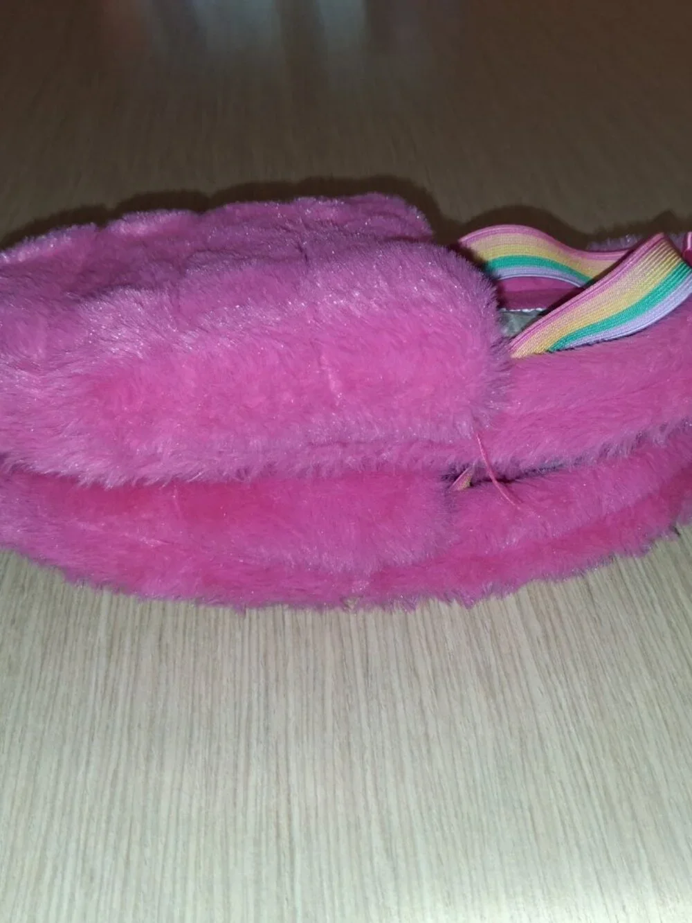 1 Pair of Carter's Girl's Faux Fur Pink Slippers